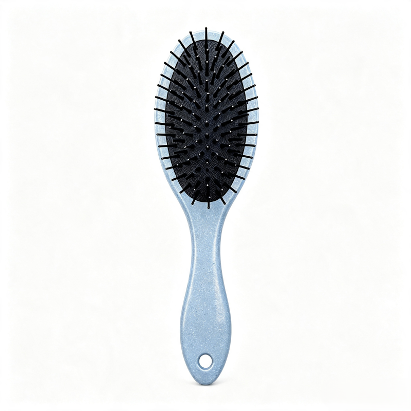 Wheat Straw Oval Cushion Brush
