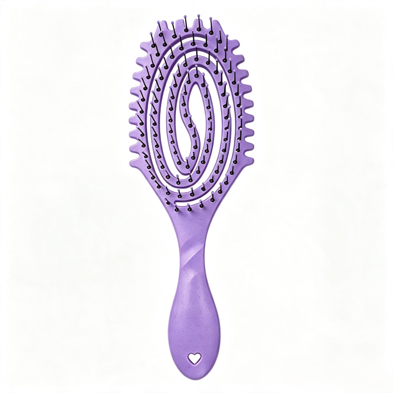 Wheat Straw Twist Handle Brush